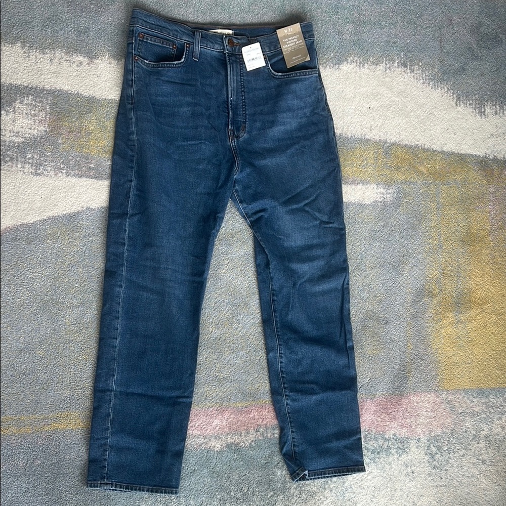 Madewell Perfect Vintage Straight Leg Jeans (31) - NWT